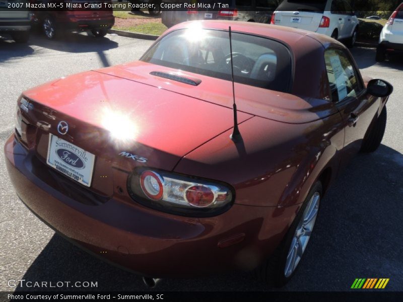 Copper Red Mica / Tan 2007 Mazda MX-5 Miata Grand Touring Roadster