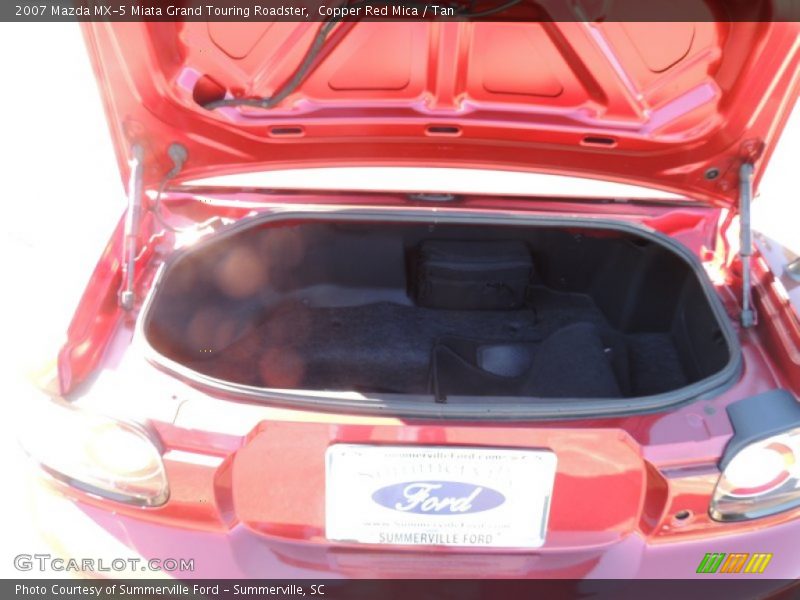 Copper Red Mica / Tan 2007 Mazda MX-5 Miata Grand Touring Roadster