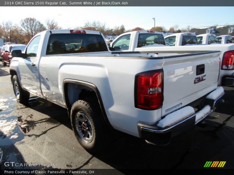 Summit White / Jet Black/Dark Ash 2014 GMC Sierra 1500 Regular Cab