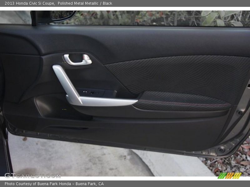 Polished Metal Metallic / Black 2013 Honda Civic Si Coupe