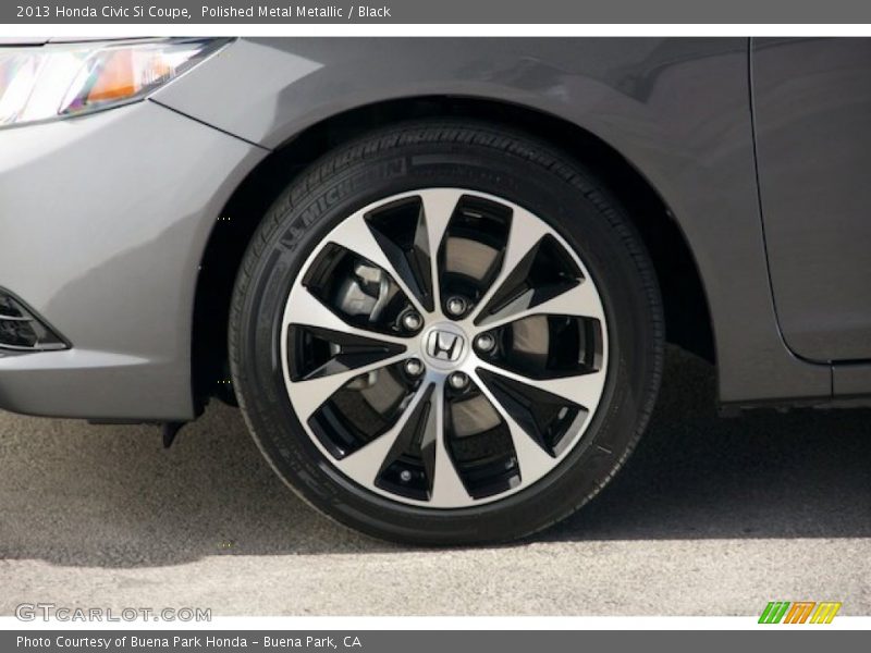 Polished Metal Metallic / Black 2013 Honda Civic Si Coupe