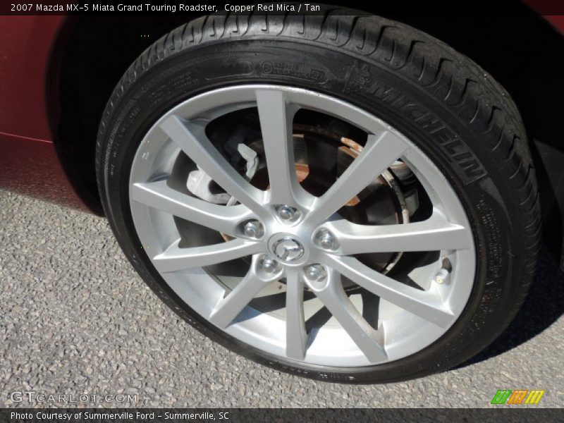 Copper Red Mica / Tan 2007 Mazda MX-5 Miata Grand Touring Roadster