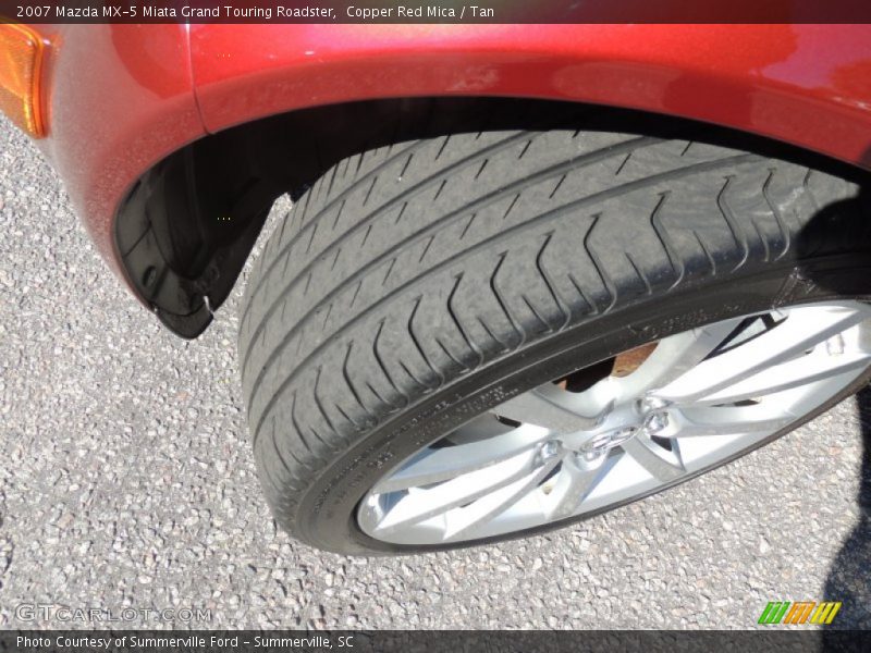 Copper Red Mica / Tan 2007 Mazda MX-5 Miata Grand Touring Roadster