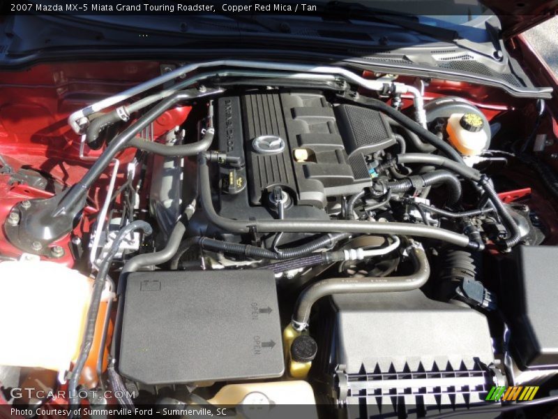Copper Red Mica / Tan 2007 Mazda MX-5 Miata Grand Touring Roadster