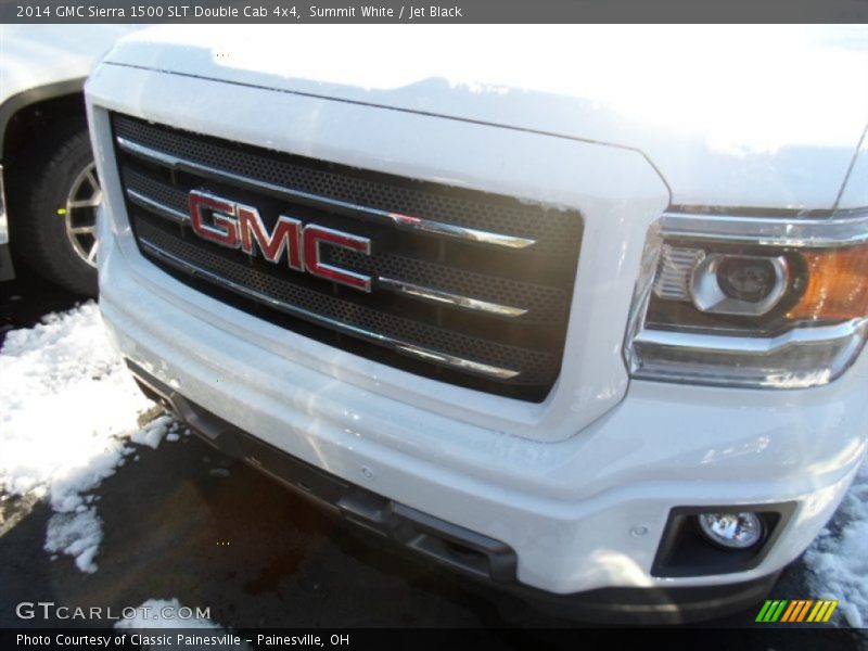 Summit White / Jet Black 2014 GMC Sierra 1500 SLT Double Cab 4x4