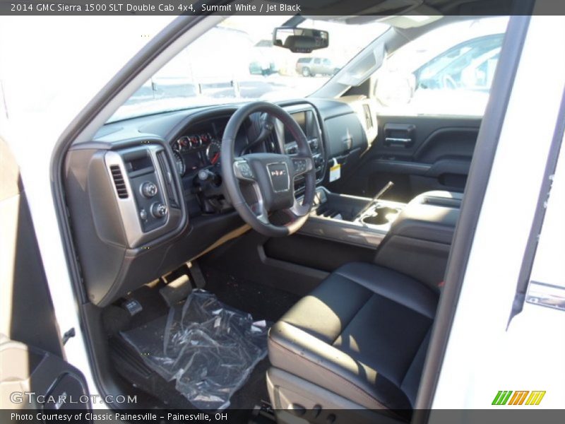 Summit White / Jet Black 2014 GMC Sierra 1500 SLT Double Cab 4x4