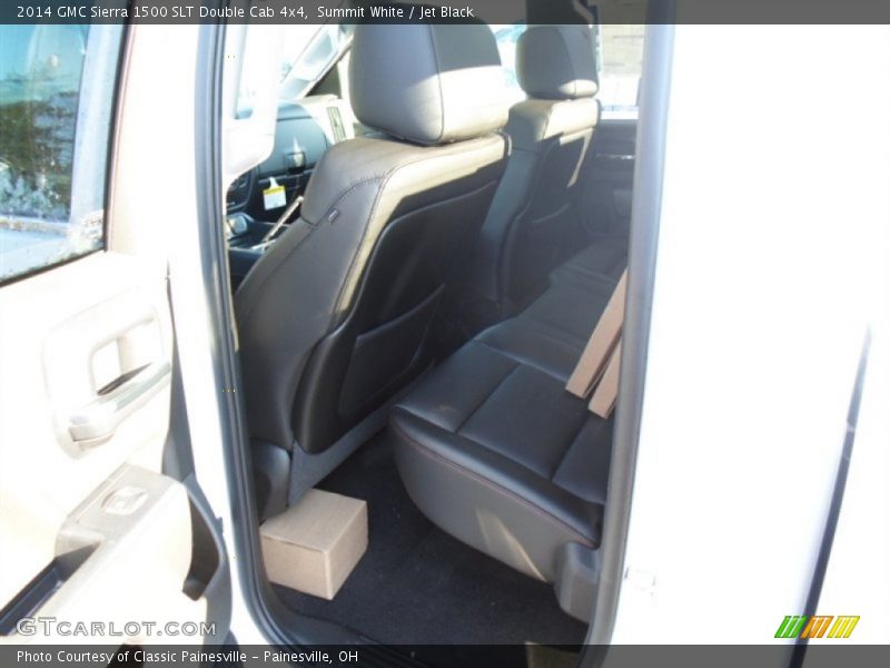 Summit White / Jet Black 2014 GMC Sierra 1500 SLT Double Cab 4x4