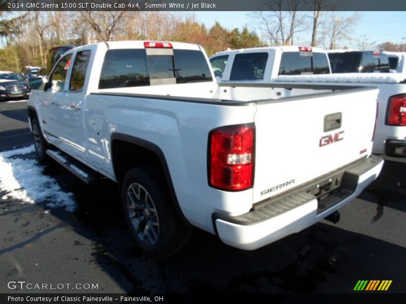 Summit White / Jet Black 2014 GMC Sierra 1500 SLT Double Cab 4x4