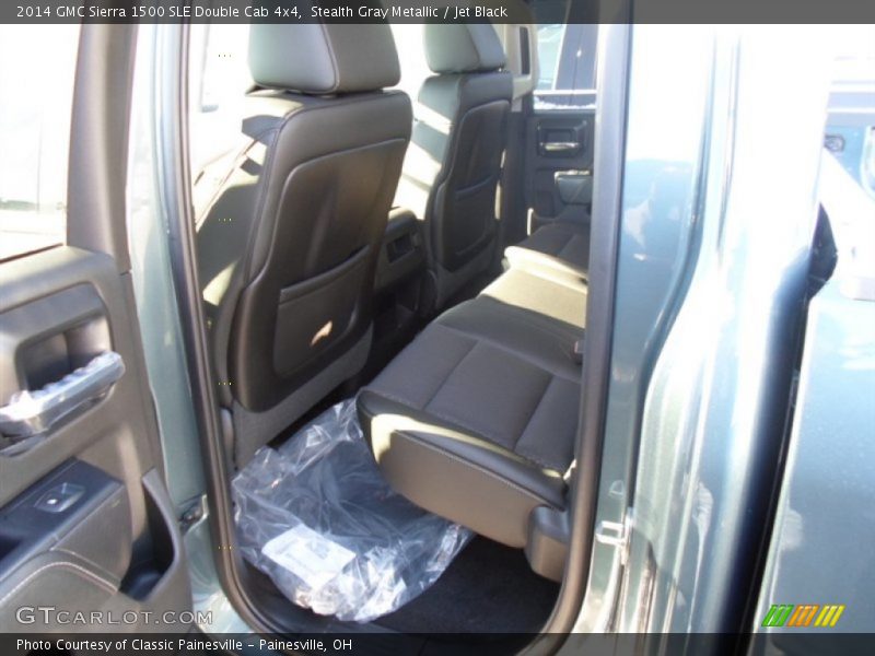 Stealth Gray Metallic / Jet Black 2014 GMC Sierra 1500 SLE Double Cab 4x4