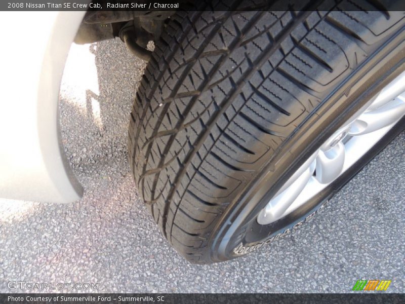 Radiant Silver / Charcoal 2008 Nissan Titan SE Crew Cab