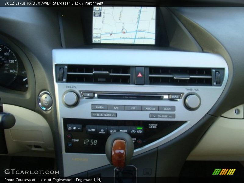 Stargazer Black / Parchment 2012 Lexus RX 350 AWD