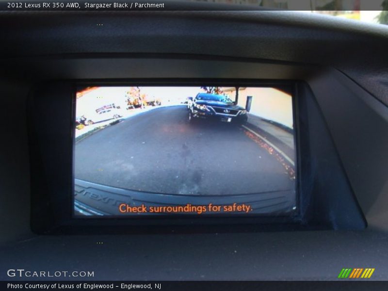 Stargazer Black / Parchment 2012 Lexus RX 350 AWD
