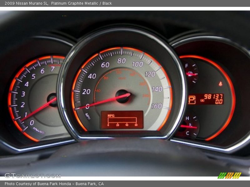 Platinum Graphite Metallic / Black 2009 Nissan Murano SL