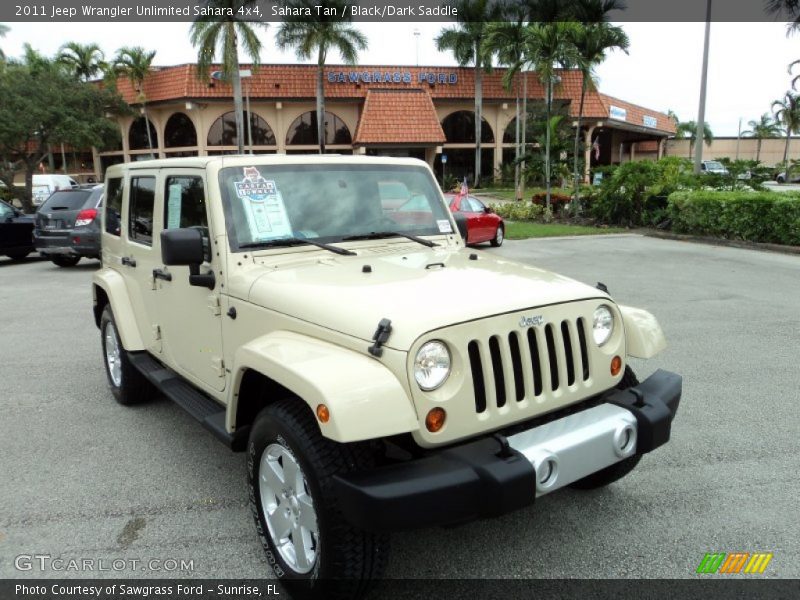 Sahara Tan / Black/Dark Saddle 2011 Jeep Wrangler Unlimited Sahara 4x4