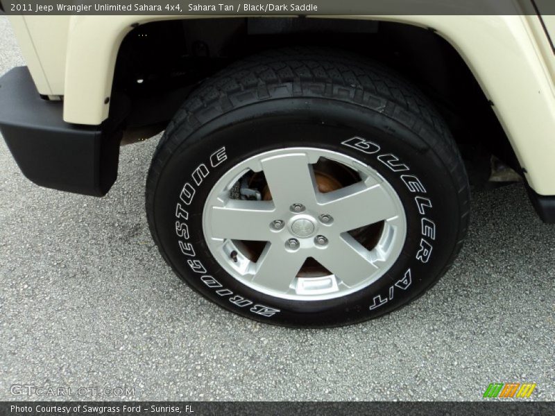 Sahara Tan / Black/Dark Saddle 2011 Jeep Wrangler Unlimited Sahara 4x4