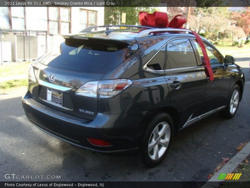 Smokey Granite Mica / Light Gray 2011 Lexus RX 350 AWD