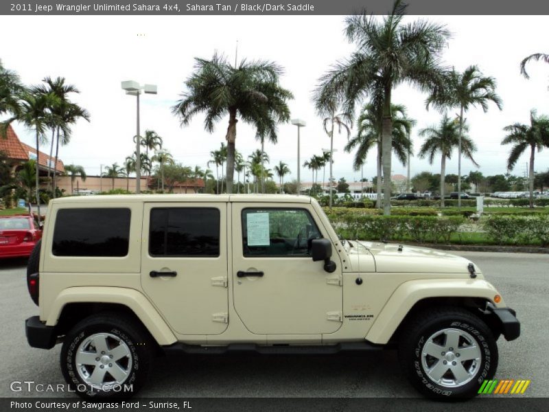 Sahara Tan / Black/Dark Saddle 2011 Jeep Wrangler Unlimited Sahara 4x4