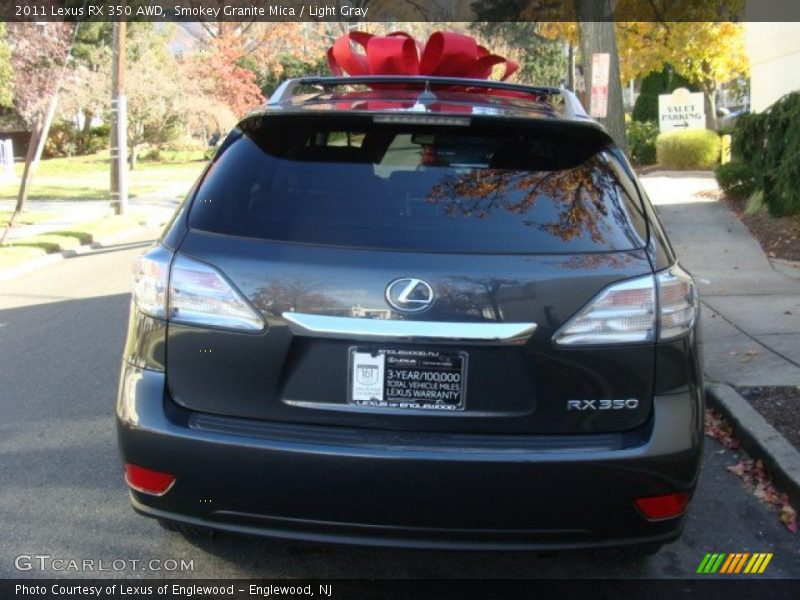 Smokey Granite Mica / Light Gray 2011 Lexus RX 350 AWD