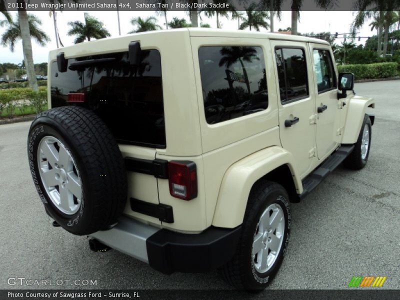 Sahara Tan / Black/Dark Saddle 2011 Jeep Wrangler Unlimited Sahara 4x4