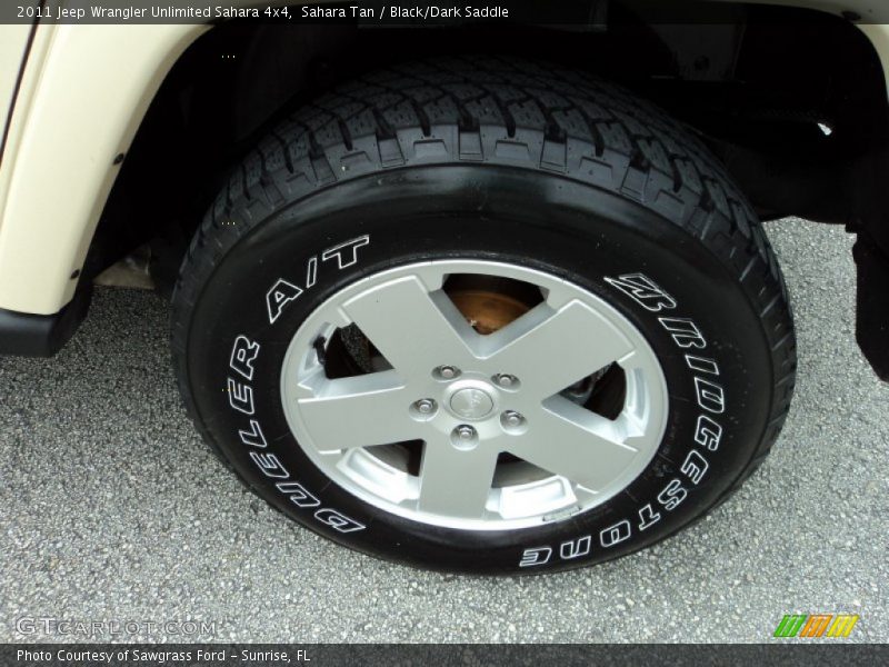 Sahara Tan / Black/Dark Saddle 2011 Jeep Wrangler Unlimited Sahara 4x4