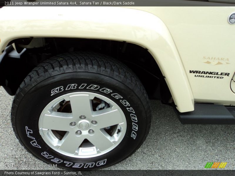 Sahara Tan / Black/Dark Saddle 2011 Jeep Wrangler Unlimited Sahara 4x4