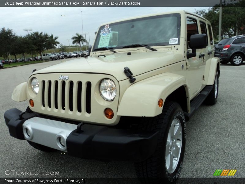 Sahara Tan / Black/Dark Saddle 2011 Jeep Wrangler Unlimited Sahara 4x4