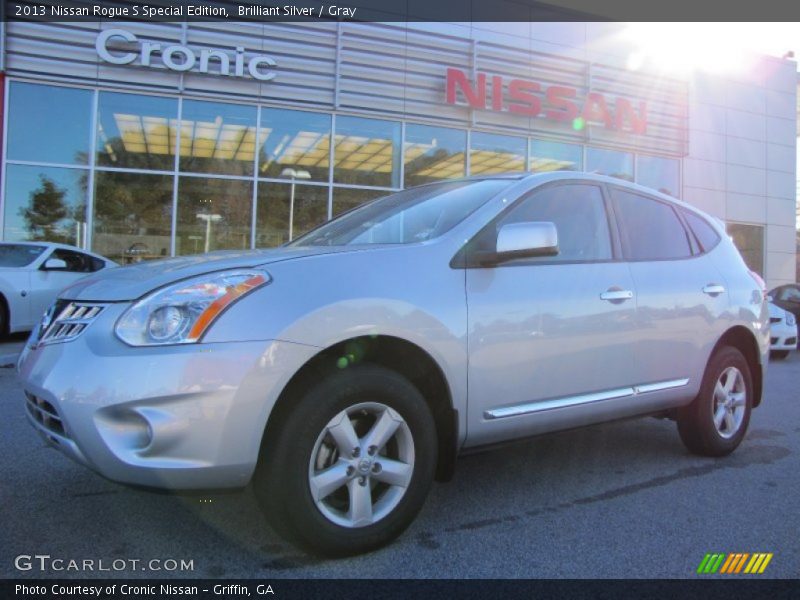 Brilliant Silver / Gray 2013 Nissan Rogue S Special Edition