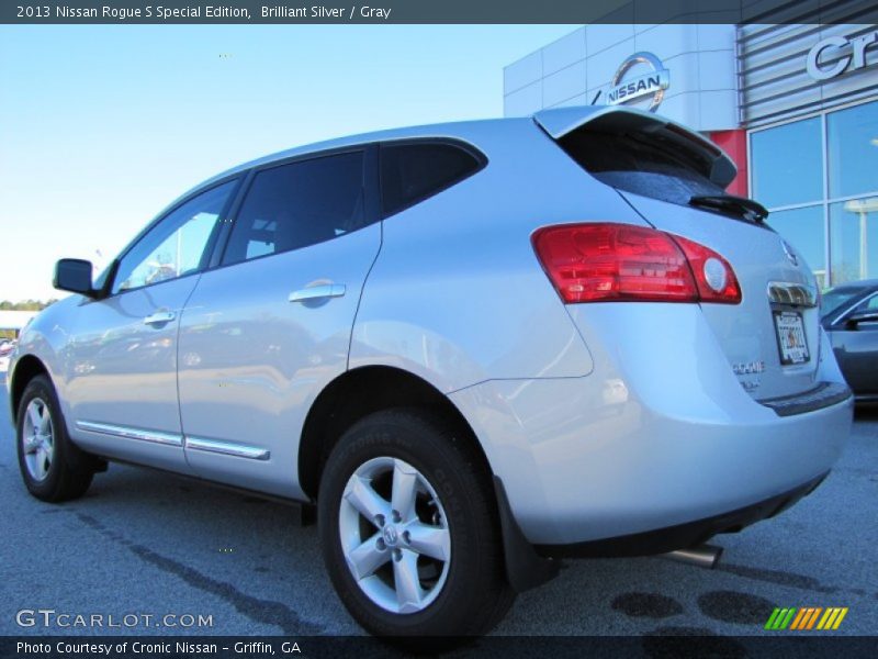 Brilliant Silver / Gray 2013 Nissan Rogue S Special Edition