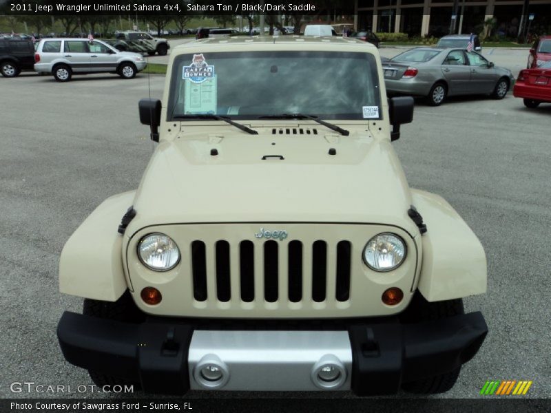 Sahara Tan / Black/Dark Saddle 2011 Jeep Wrangler Unlimited Sahara 4x4