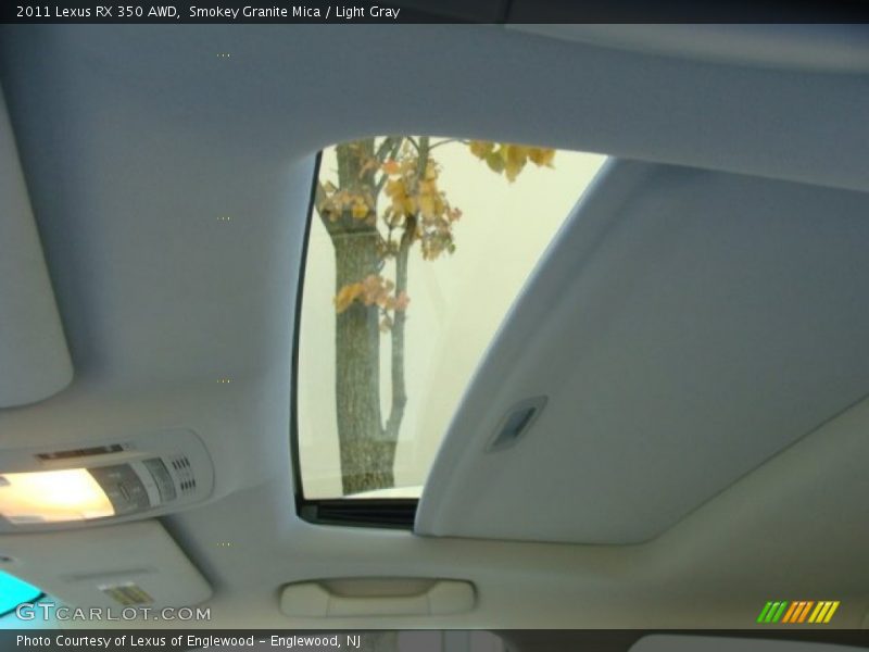 Smokey Granite Mica / Light Gray 2011 Lexus RX 350 AWD