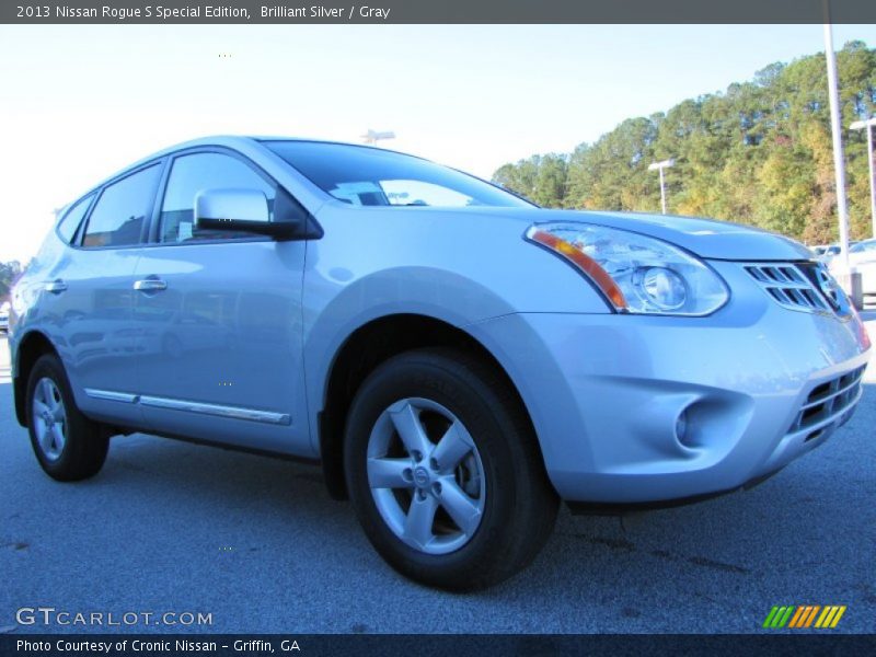 Brilliant Silver / Gray 2013 Nissan Rogue S Special Edition