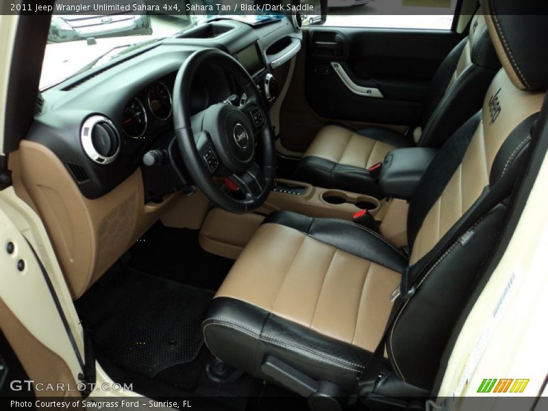 Sahara Tan / Black/Dark Saddle 2011 Jeep Wrangler Unlimited Sahara 4x4