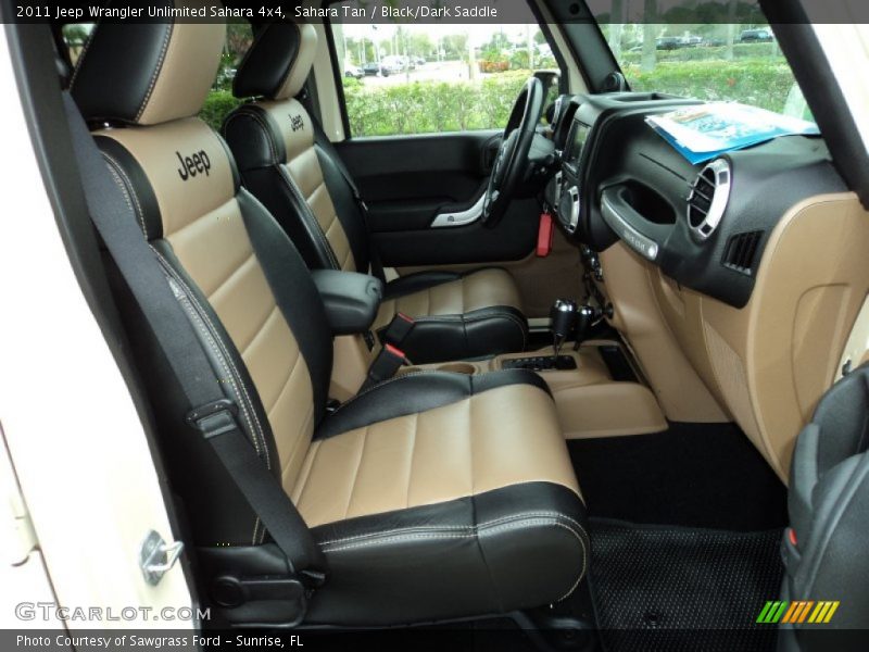 Sahara Tan / Black/Dark Saddle 2011 Jeep Wrangler Unlimited Sahara 4x4