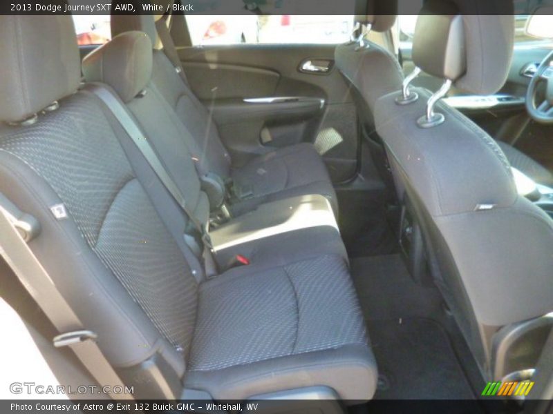 White / Black 2013 Dodge Journey SXT AWD