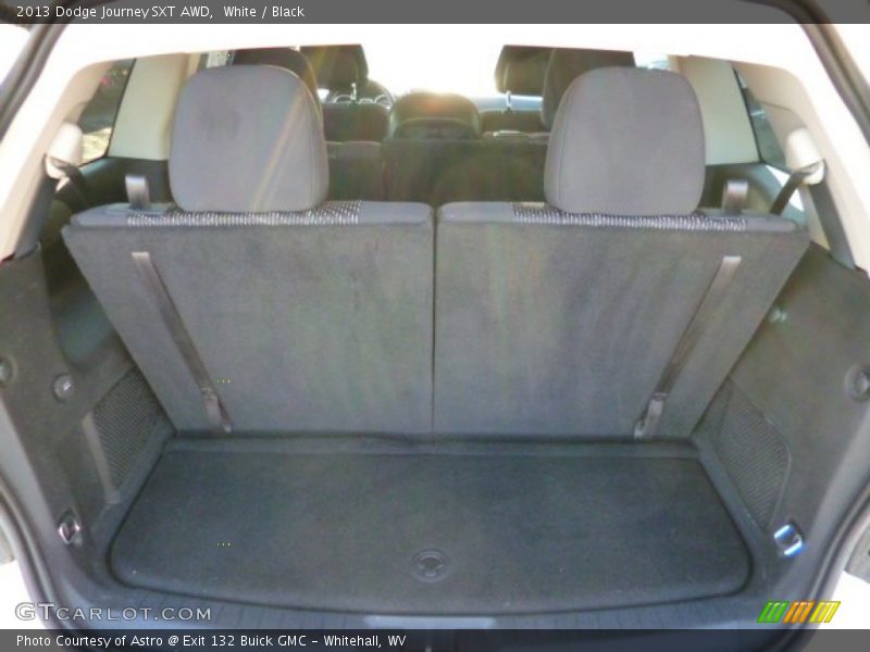 White / Black 2013 Dodge Journey SXT AWD