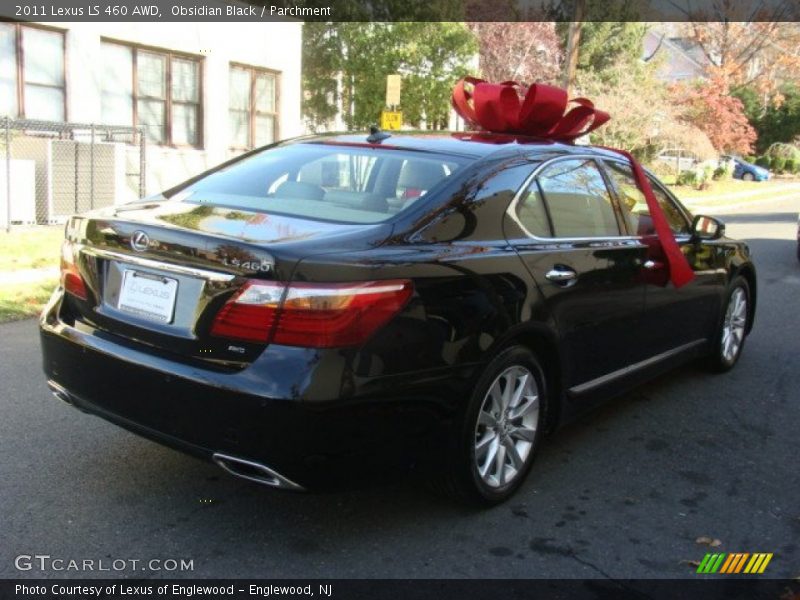 Obsidian Black / Parchment 2011 Lexus LS 460 AWD