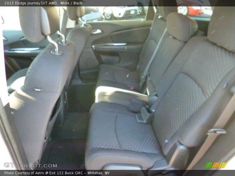 White / Black 2013 Dodge Journey SXT AWD