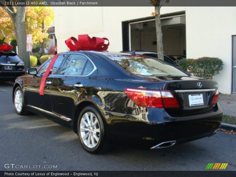 Obsidian Black / Parchment 2011 Lexus LS 460 AWD