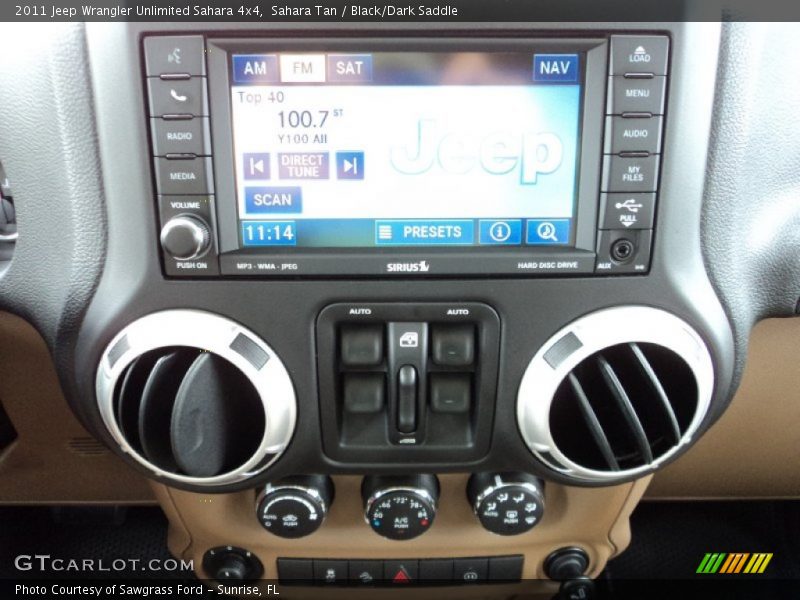 Sahara Tan / Black/Dark Saddle 2011 Jeep Wrangler Unlimited Sahara 4x4