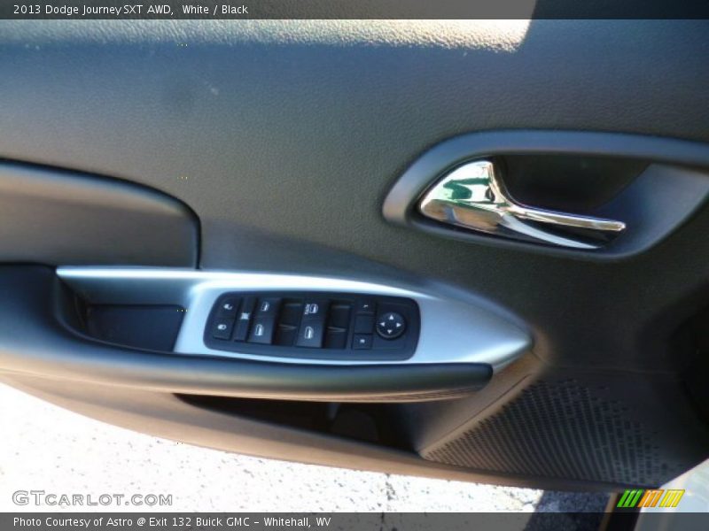 White / Black 2013 Dodge Journey SXT AWD