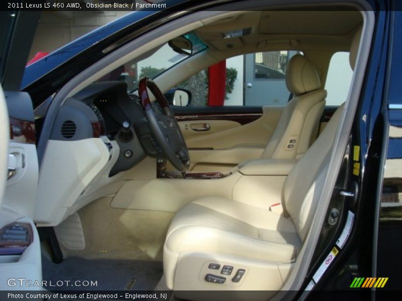 Obsidian Black / Parchment 2011 Lexus LS 460 AWD