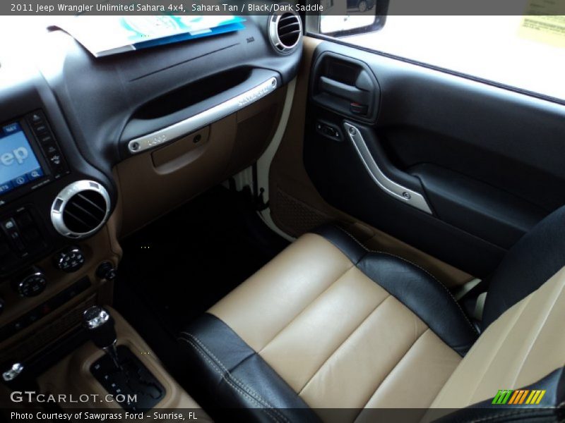 Sahara Tan / Black/Dark Saddle 2011 Jeep Wrangler Unlimited Sahara 4x4