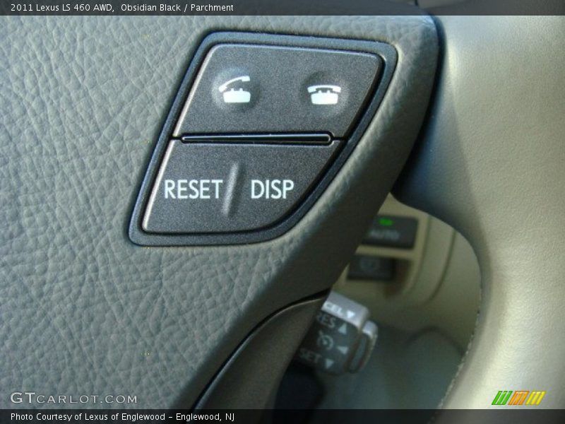Obsidian Black / Parchment 2011 Lexus LS 460 AWD