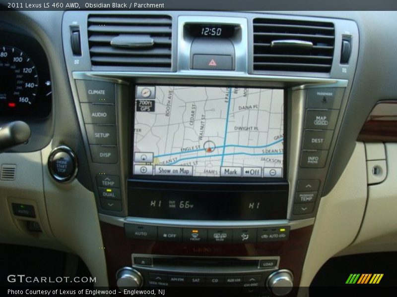 Obsidian Black / Parchment 2011 Lexus LS 460 AWD