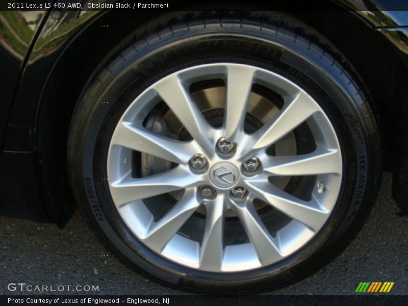 Obsidian Black / Parchment 2011 Lexus LS 460 AWD