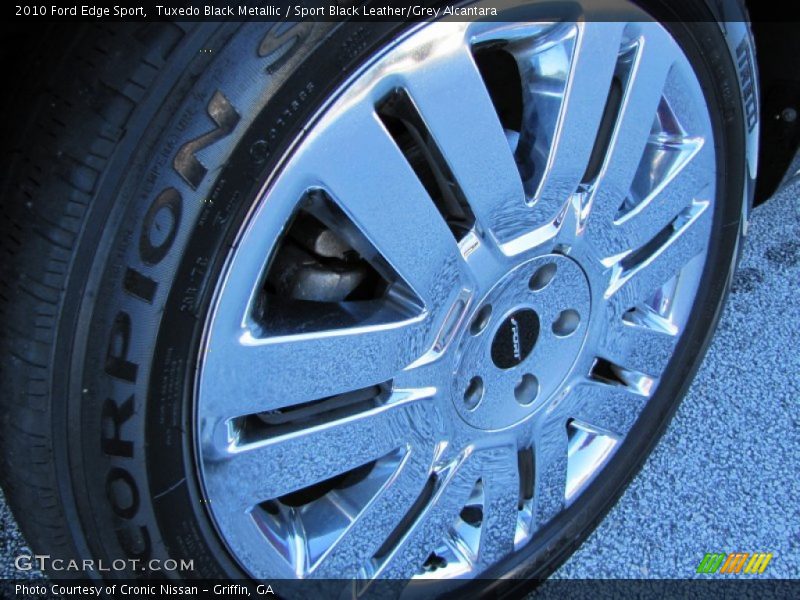 Tuxedo Black Metallic / Sport Black Leather/Grey Alcantara 2010 Ford Edge Sport