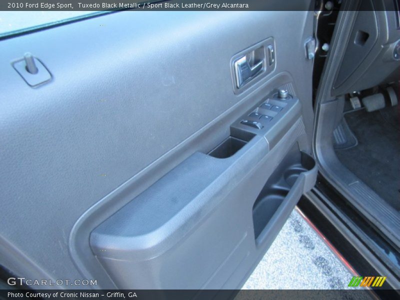 Tuxedo Black Metallic / Sport Black Leather/Grey Alcantara 2010 Ford Edge Sport