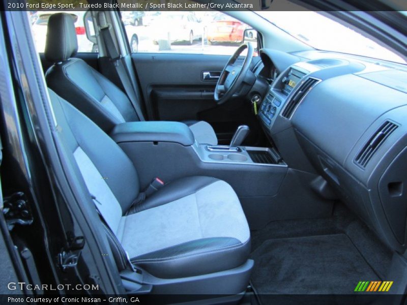 Tuxedo Black Metallic / Sport Black Leather/Grey Alcantara 2010 Ford Edge Sport