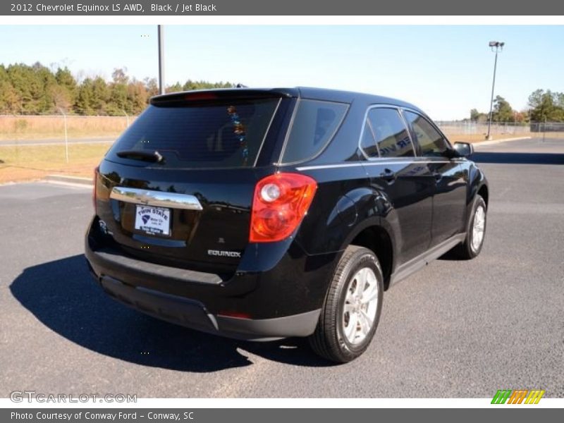 Black / Jet Black 2012 Chevrolet Equinox LS AWD