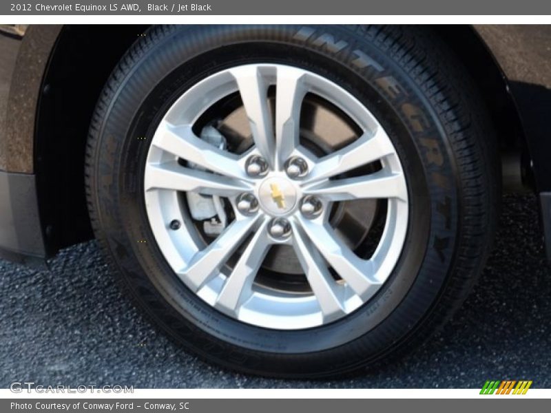 Black / Jet Black 2012 Chevrolet Equinox LS AWD